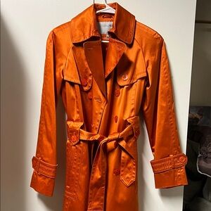 Jessica Simpson Orange Trench Coat